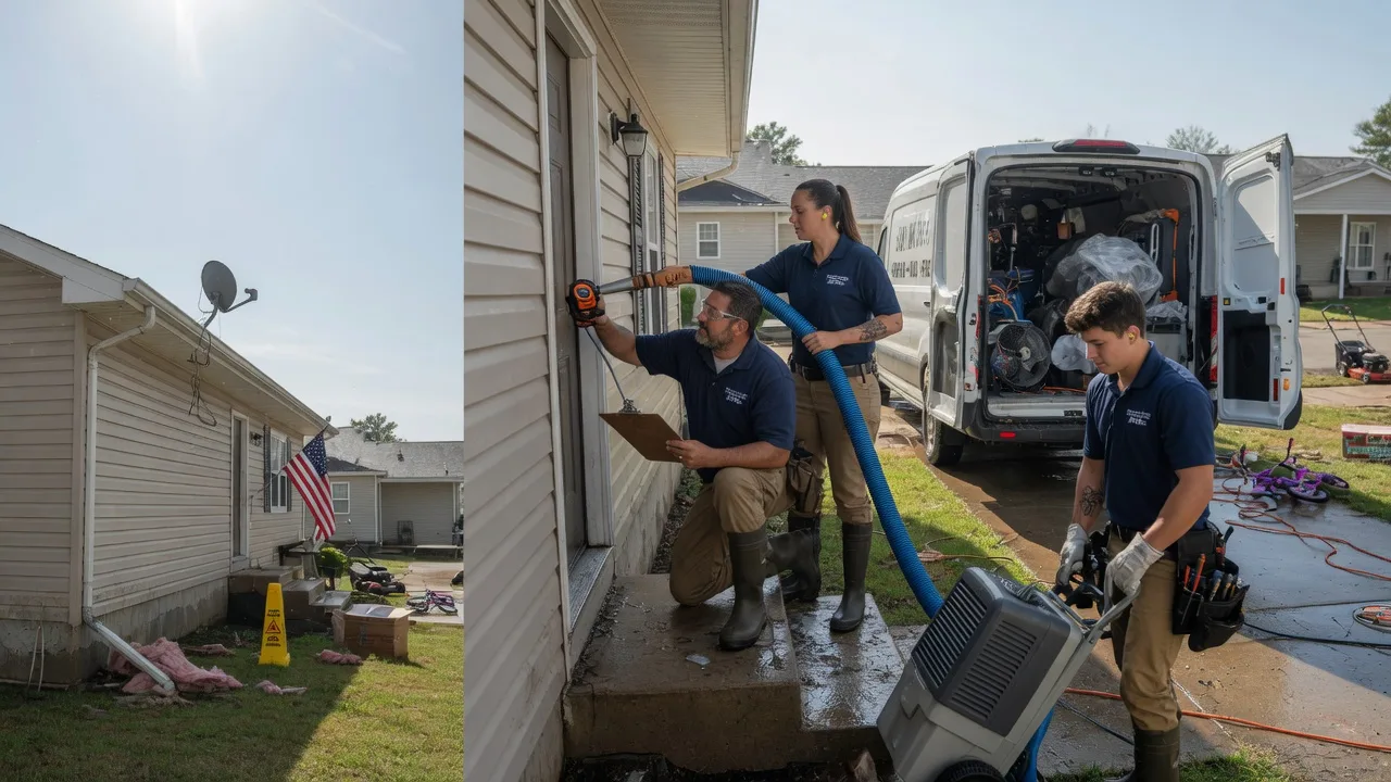 Ceiling Water Damage Restoration in Chapin, IA near me